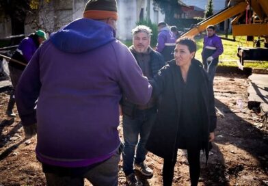 <strong>MAYRA SUPERVISÓ TRABAJOS DE BACHEO DE HORMIGÓN EN QUILMES OESTE CON FONDOS 100% COMUNALES</strong>