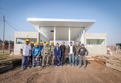 MAYRA SUPERVISÓ EL AVANCE DE LA CONSTRUCCIÓN DEL NUEVO EDIFICIO DEL CEF Nº 190 DE VILLA ALCIRA