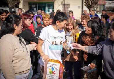 <strong>MAYRA Y CECI SOLER SUPERVISARON EL AVANCE DE LAS OBRAS DE ASFALTO EN EL BARRIO EL SOL DE SAN FRANCISCO SOLANO</strong>