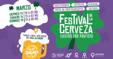ESTE FIN DE SEMANA SE LLEVARÁ ADELANTE EL FESTIVAL DE LA CERVEZA