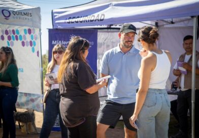  NUEVO OPERATIVO “QUILMES CERCA” EN EL BARRIO LA RIBERA
