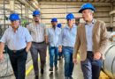 CASCALLARES Y CUATTROMO RECORRIERON LA EMPRESA BARBIERI EN EL PARQUE INDUSTRIAL DE ALTE BROWN