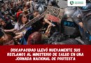 Discapacidad llevó nuevamente sus reclamos al Ministerio de Salud