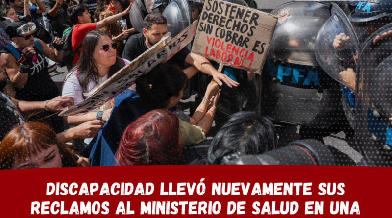Discapacidad llevó nuevamente sus reclamos al Ministerio de Salud