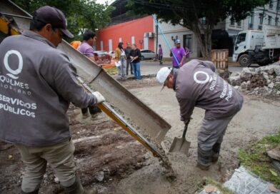 CONTINÚAN LOS TRABAJOS DE BACHEO EN HORMIGÓN EN TODO QUILMES