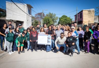 AVANZAN LAS OBRAS DE PAVIMENTO DE 13 CUADRAS EN LOS BARRIOS LA LOMA Y IAPI