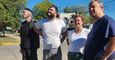CASCALLARES PARTICIPÓ DE UNA JORNADA COMUNITARIA EN MINISTRO RIVADAVIA