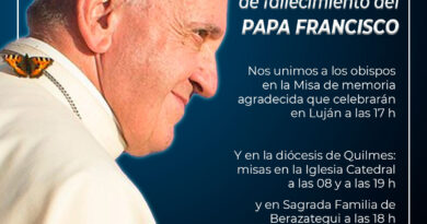 Misas por el Primer aniversario de fallecimiento del Papa Francisco