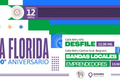 ESTE DOMINGO SE REALIZAN LOS POSTERGADOS FESTEJOS POR EL 100º ANIVERSARIO DE VILLA FLORIDA