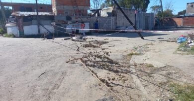 Camión derribó cables y postes de luz en Solano
