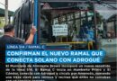Confirman el nuevo ramal que conecta Solano con Adrogué
