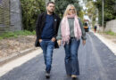 FABIANI Y PAULA EICHEL RECORRIERON LA PAVIMENTACIÓN DE LA CALLE BRADLEY EN BURZACO