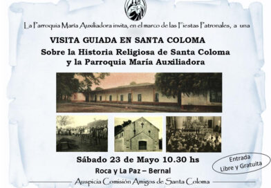 ESTE SÁBADO VISITA GUIADA SOBRE LA HISTORIA RELIGIOSA DE SANTA COLOMA