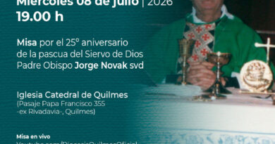 Misa por el 25º aniversario del fallecimiento de Jorge Novak